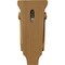 Ekena Millwork 4 3/4"W x 1 3/4"D x 10"H Small Acanthus Pilaster Wood Corbel, Cherry CORW05X02X10PACH - alternate 2